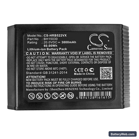 Vax Replacement Battery, 20V, 3000mAh, Li-ion 5