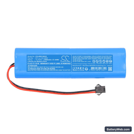 Haier D100S Replacement Battery, 14.4V, 2600mAh, Li-ion 3