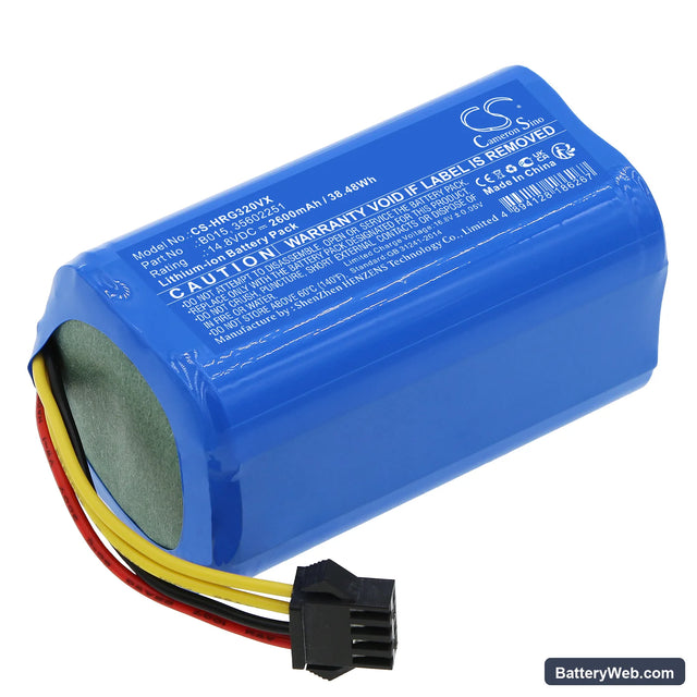 Hoover HGO31 Replacement Battery, 14.8V, 2600mAh, Li-ion 1