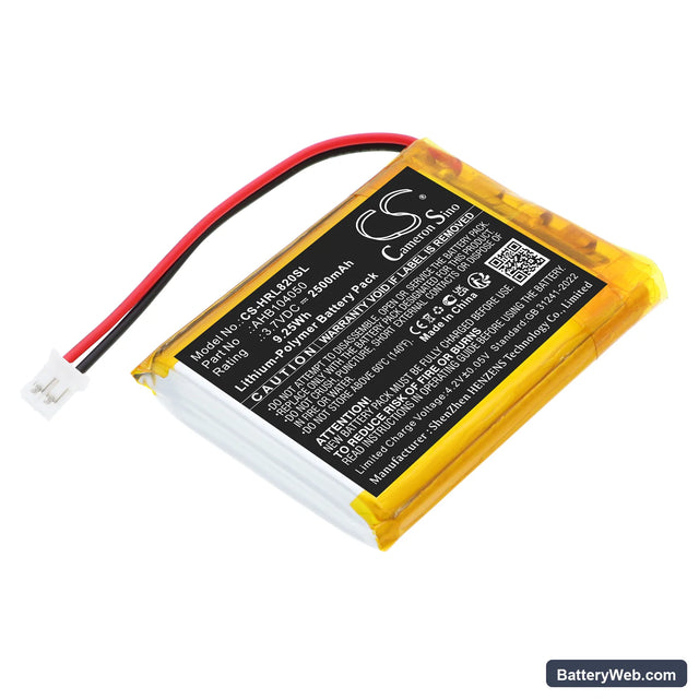 Hairmax Laserbrand 82 Replacement Battery, 3.7V, 2500mAh, Li-Polymer 1