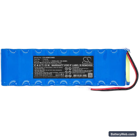 HillRom Lifter Replacement Battery, 24V, 2500mAh, Ni-MH 3