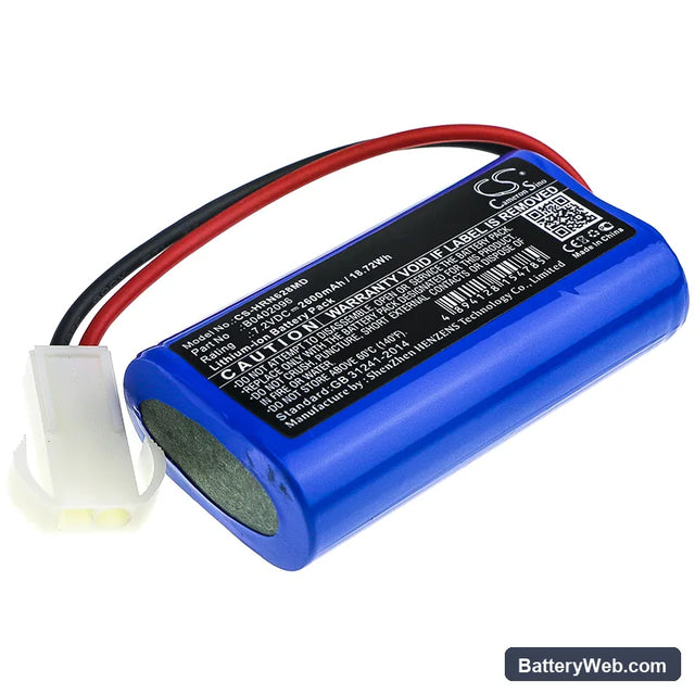 Horron ORON628G Replacement Battery, 7.2V, 2600mAh, Li-ion 1