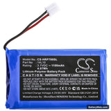 Hairmax Prima 7 Replacement Battery, 3.7V, 1100mAh, Li-Polymer 3
