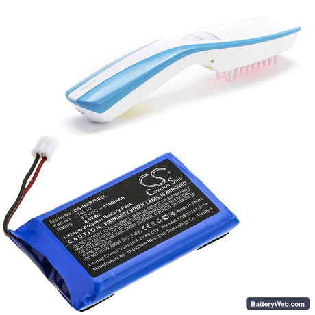Hairmax Prima 7 Replacement Battery, 3.7V, 1100mAh, Li-Polymer 6
