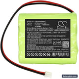 Yale HSA3095 Home Monitoring Alarm Control Panel Replacement Battery, 7.2V, 1500mAh, Ni-MH 3