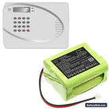 Yale HSA3095 Home Monitoring Alarm Control Panel Replacement Battery, 7.2V, 1500mAh, Ni-MH 6