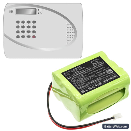 Yale HSA3095 Home Monitoring Alarm Control Panel Replacement Battery, 7.2V, 1500mAh, Ni-MH 6