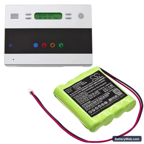 Yale EF Panel Alarm Control Panel Replacement Battery, 4.8V, 700mAh, Ni-MH 6