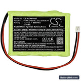 Yale HSA6400 Premium Alarm Control Panel Replacement Battery, 7.2V, 800mAh, Ni-MH 3