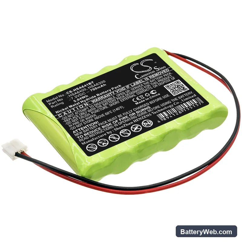 Yale Alarm control panels Replacement Battery, 7.2V, 700mAh, Ni-MH 1