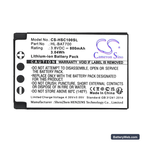 Hollyland Solidcom C1 Replacement Battery, 3.8V, 800mAh, Li-ion 5