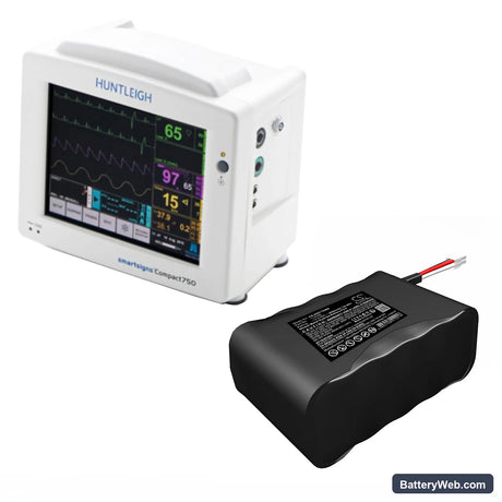 Huntleigh SC750 monitor Replacement Battery, 12V, 4500mAh, Ni-MH 6