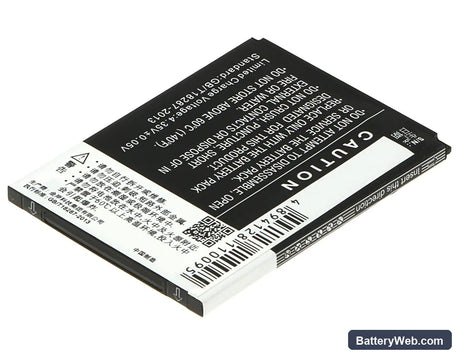Hisense Mira II Replacement Battery, 3.8V, 2500mAh, Li-Polymer 3