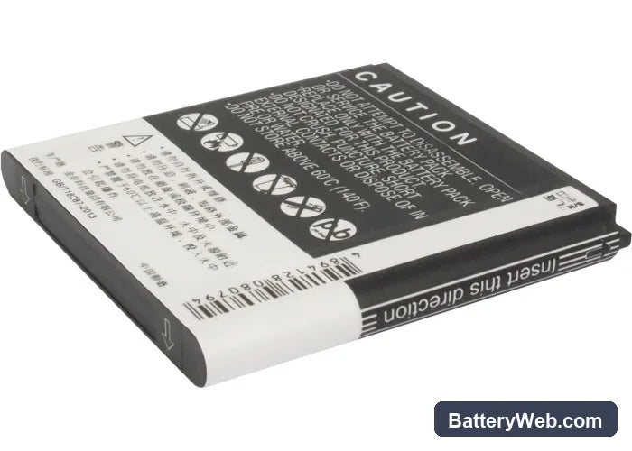 Hisense HS-EG900 Replacement Battery, 3.7V, 2100mAh, Li-ion 3