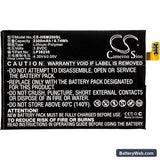Hisense D2-M Replacement Battery, 3.8V, 2300mAh, Li-Polymer 3