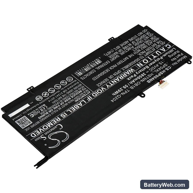 HP Spectre X360 13-AP0000NA Replacement Battery, 15.4V, 3850mAh, Li-Polymer 2