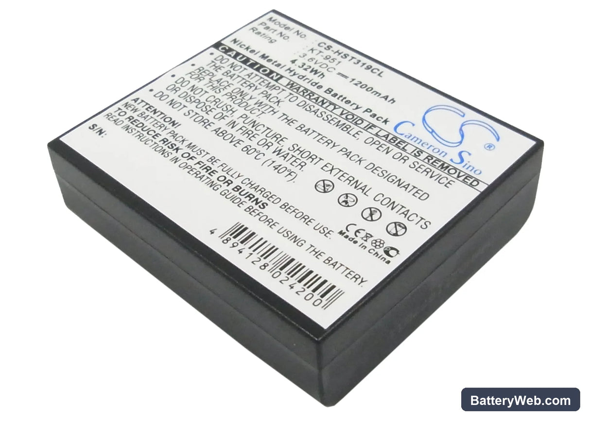 Kathrein KT951 Replacement Battery, 3.6V, 1200mAh, Ni-MH 1
