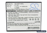 Kathrein KT951 Replacement Battery, 3.6V, 1200mAh, Ni-MH 5
