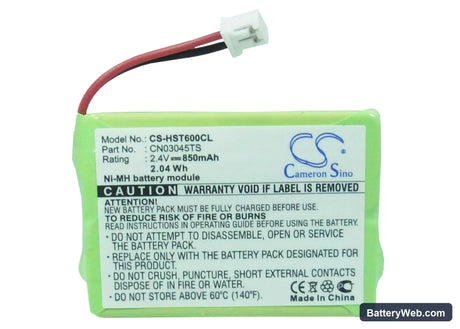 Hagenuk AIO 600 Replacement Battery, 2.4V, 850mAh, Ni-MH 5