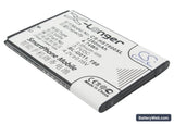 GIONEE GN100 Replacement Battery, 3.7V, 1280mAh, Li-ion 1
