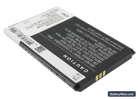 GIONEE GN100 Replacement Battery, 3.7V, 1280mAh, Li-ion 4
