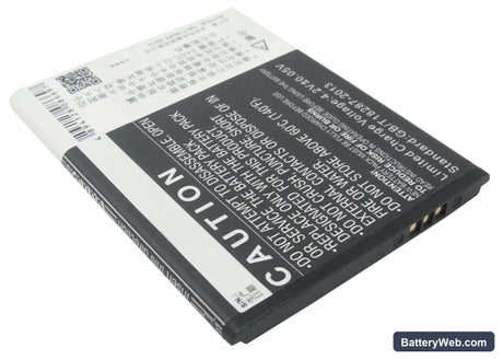 Hisense T912 Replacement Battery, 3.7V, 1450mAh, Li-ion 3