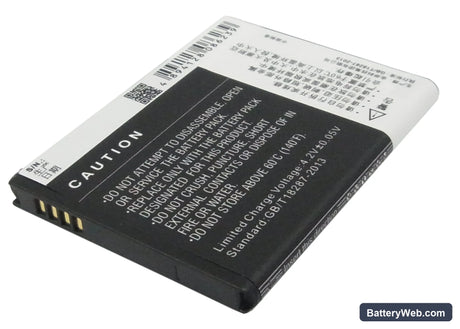 Hisense U8 Replacement Battery, 3.7V, 1700mAh, Li-ion 3