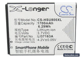 Hisense U8 Replacement Battery, 3.7V, 1700mAh, Li-ion 5