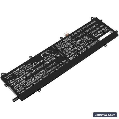 HP Spectre X360 15-EB0005UR Replacement Battery, 11.55V, 5900mAh, Li-Polymer 1