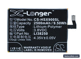 Hisense X9T Replacement Battery, 3.8V, 2500mAh, Li-Polymer 1