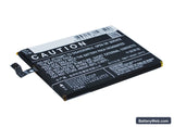 Hisense X9T Replacement Battery, 3.8V, 2500mAh, Li-Polymer 4