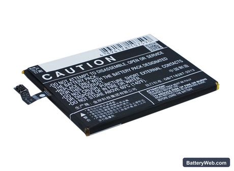 Hisense X9T Replacement Battery, 3.8V, 2500mAh, Li-Polymer 4