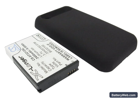 HTC Incredible S Replacement Battery, 3.7V, 2400mAh, Li-ion 2