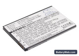 Verizon Droid Incredible 2 Replacement Battery, 3.7V, 1350mAh, Li-ion 1