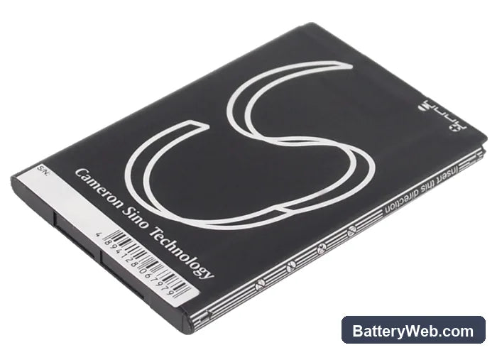 Verizon Droid Incredible 2 Replacement Battery, 3.7V, 1350mAh, Li-ion 3