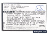 HTC ADR6410 Replacement Battery, 3.7V, 1300mAh, Li-ion 5
