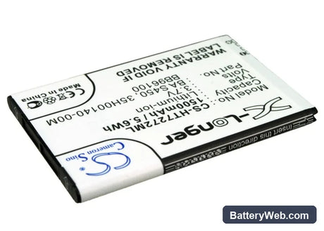 HTC Desire Z Replacement Battery, 3.7V, 1500mAh, Li-ion 3