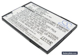 T-Mobile G2 Replacement Battery, 3.7V, 1000mAh, Li-ion 1