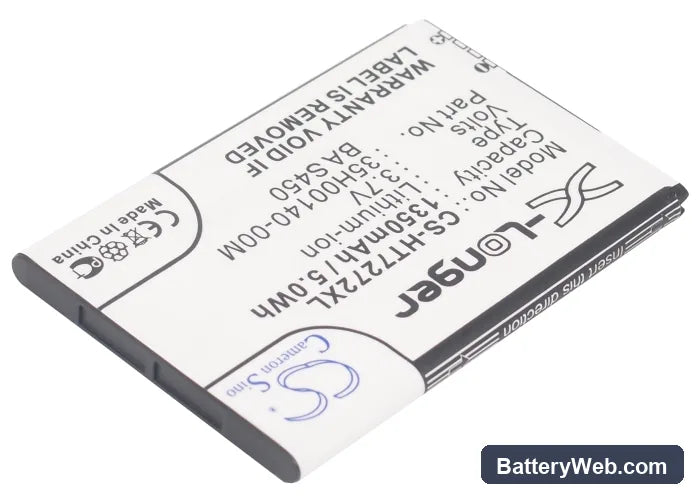 HTC Desire Z Replacement Battery, 3.7V, 1350mAh, Li-ion 2