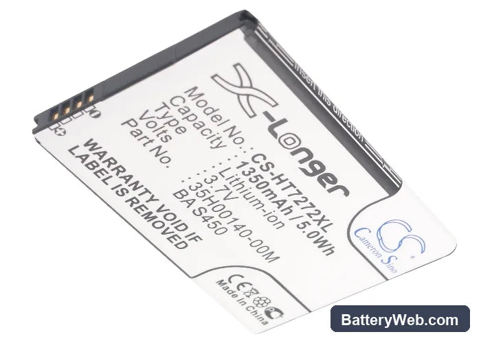 HTC Desire Z Replacement Battery, 3.7V, 1350mAh, Li-ion 5