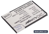 HTC 7 Pro Replacement Battery, 3.7V, 1600mAh, Li-ion 2