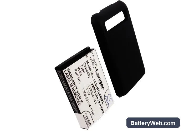 HTC 7 Trophy Replacement Battery, 3.7V, 2200mAh, Li-ion 5
