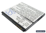 HTC Ace Replacement Battery, 3.7V, 1050mAh, Li-ion 2