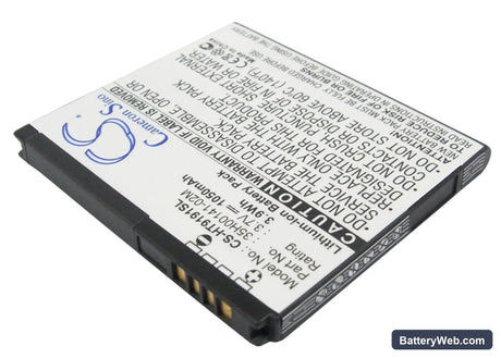 HTC Ace Replacement Battery, 3.7V, 1050mAh, Li-ion 2