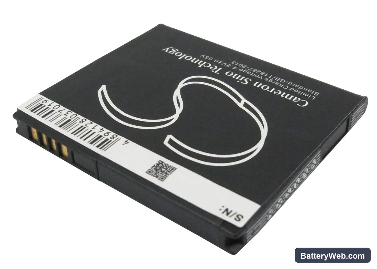 HTC Ace Replacement Battery, 3.7V, 1050mAh, Li-ion 3