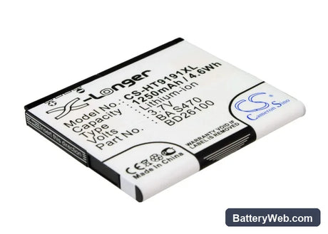 AT&T Inspire 4G Replacement Battery, 3.7V, 1250mAh, Li-ion 2