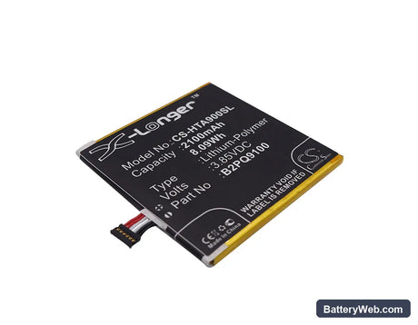 HTC One A9 Replacement Battery, 3.85V, 2100mAh, Li-Polymer 1