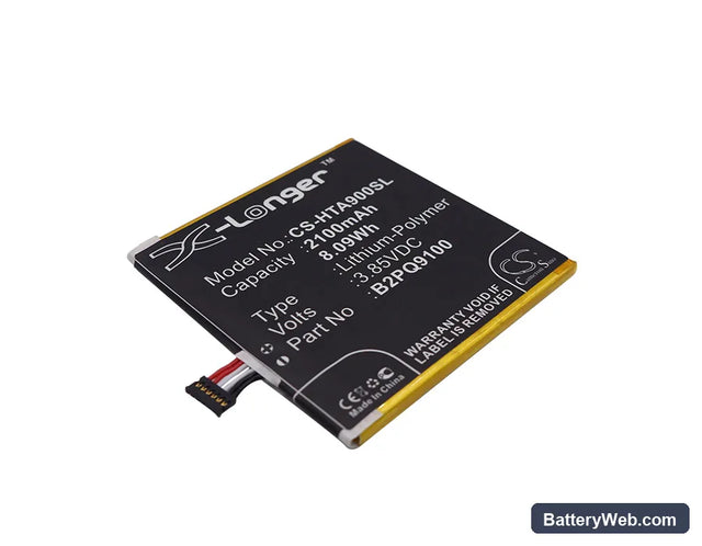 HTC One A9 Replacement Battery, 3.85V, 2100mAh, Li-Polymer 1