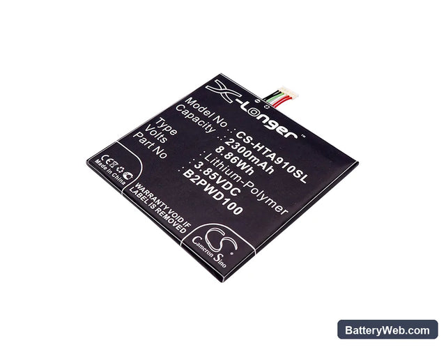 HTC One A9s Replacement Battery, 3.85V, 2300mAh, Li-Polymer 1