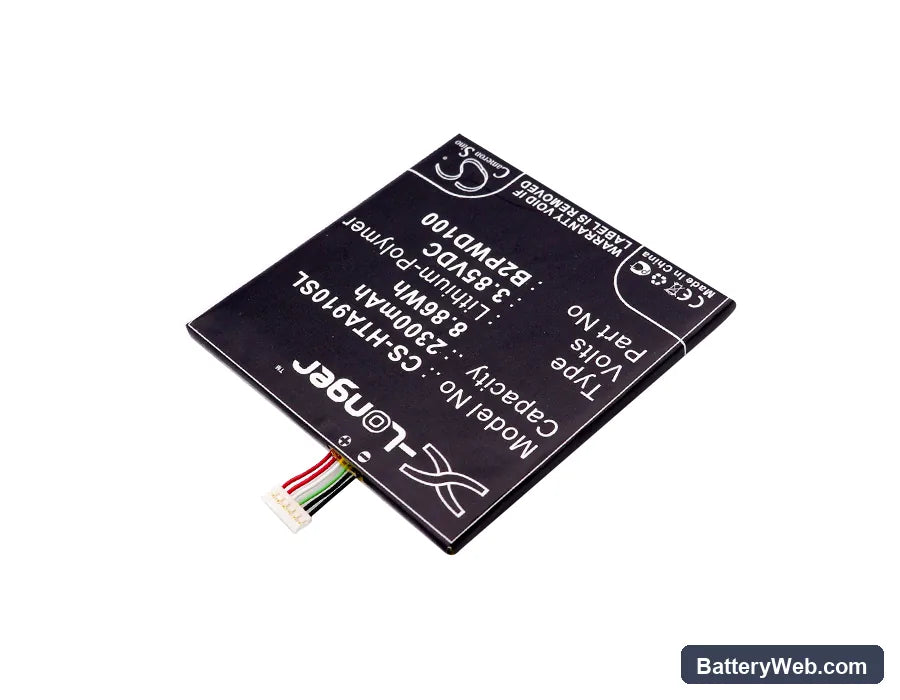HTC One A9s Replacement Battery, 3.85V, 2300mAh, Li-Polymer 2
